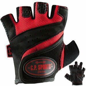 Fitness rukavice červené S - C.P. Sports