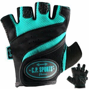 Fitness rukavice tyrkysové XS - C.P. Sports