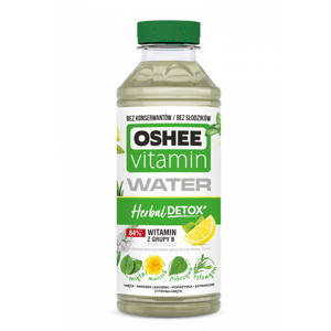 Vitamínová voda s bylinkami 555 ml bylinky / máta - OSHEE