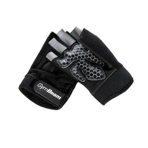 Fitness rukavice Grip black S - GymBeam