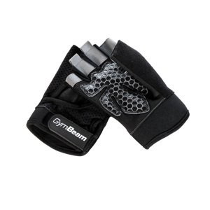Fitness rukavice Grip black L - GymBeam