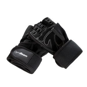 Fitness rukavice Wrap black S - GymBeam