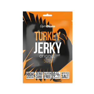 Sušené maso Turkey Jerky 50 g originál - GymBeam