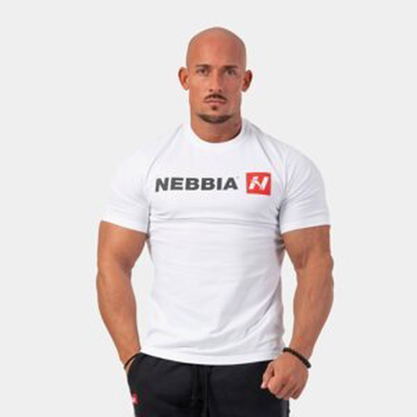 Pánské tričko Red “N“ bílé XXL - NEBBIA