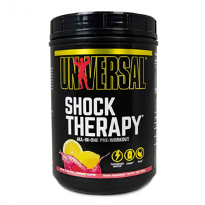 Předtréninkový stimulant Shock Therapy 840 g jersey čerstvý broskvový čaj - Universal Nutrition