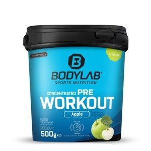 Předtréninkový stimulant Concentrated Pre Workout 500 g zelené jablko - Bodylab24