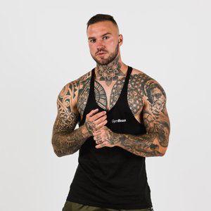 Tílko Stringer Black XL - GymBeam