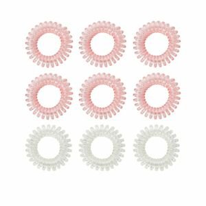 Set spirálových gumiček do vlasů pink - BeastPink