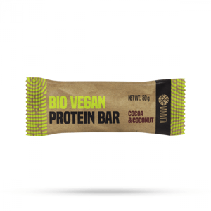 BIO Vegan Protein Bar 20 x 50 g kakao a kokos - VanaVita