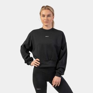 Dámská mikina Loose Fit Black M/L - NEBBIA