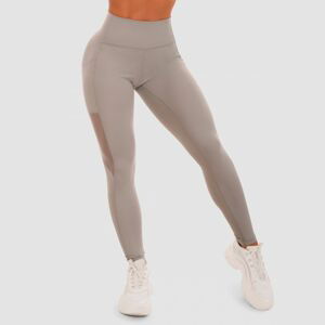 Dámské legíny Mesh Panel grey XL - GymBeam