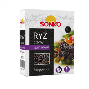 Rýže černá jasmínová 12 x 100 g - SONKO