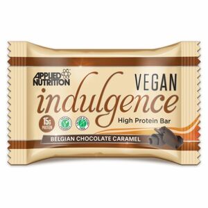 Vegan Indulgence Bar 12 x 50 g belgická čokoláda karamel - Applied Nutrition