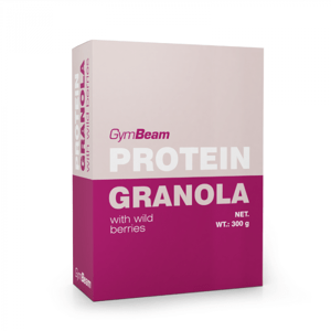Proteinová granola s lesním ovocem 5 x 300 g - GymBeam