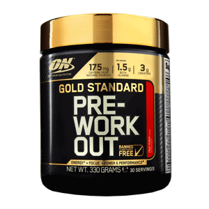 Předtréninkový stimulant Gold Standard Pre-Workout 330 g zelené jablko - Optimum Nutrition