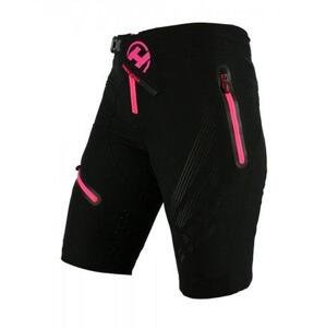 Haven kalhoty krátké dámské ENERGY černo/růžové s cyklovložkou XL