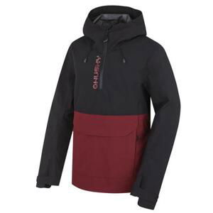 Husky Pánská outdoor bunda Nabbi M black/bordo L