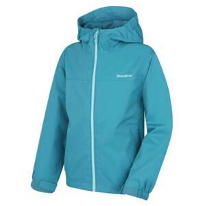 Husky Dětská hardshell bunda Nelory K faded turquoise 134