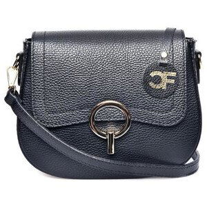 Carla Ferreri Dámská kožená crossbody kabelka CF1885 Nero