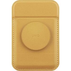 UNIQ FLIXA MagSafe stojánek s gripem a se sloty pro platební kartu žlutý