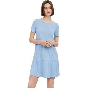 Vero Moda Dámské šaty VMFILLI Regular Fit 10248703 Blue Bell M