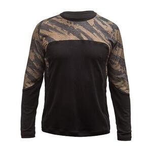 FT MEN'S ESCAPE MERINO LONG SLEEVE TEE BLACK/BRUSH Velikost: XL