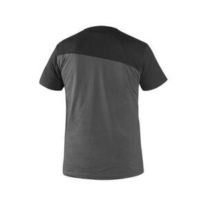 Tričko CXS OLSEN, krátký rukáv, tmavě šedo-černé, vel. S