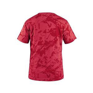 Tričko CXS MERLIN, krátký rukáv, červené, vel. S