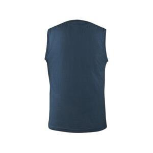 Tričko CXS RICHARD, bez rukávů (tílko), tmavě modré, vel. 2XL, XXL