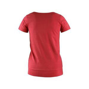 Tričko CXS EMILY, dámské, krátký rukáv, červená, vel. S
