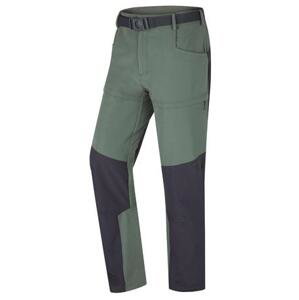 Husky Pánské outdoor kalhoty Keiry M green/anthracite XL