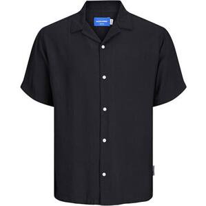 Jack&Jones Pánská košile JORJEFF Relaxed Fit 12256322 Black L