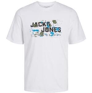 Jack&Jones Pánské triko JCOOUTDOOR Regular Fit 12262560 White S
