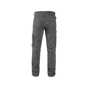 Kalhoty jeans CXS ALBI, pánské, šedé, vel. 62