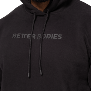 Better Bodies Mikina Logo Hoodie Black Barva: Černá, Velikost: M