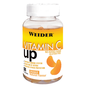 Weider Vitamin C Up 84 Gummies, želatinové bonbóny obsahující vitamín C Varianta: Pomeranč