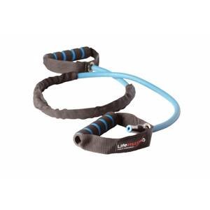 Lifemaxx Posilovací gumy s madlem LMX1170 Barva: Modrá - vyšší zátěž