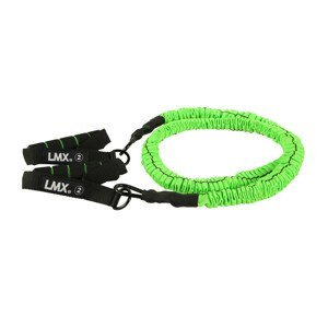 Lifemaxx Posilovací gumy s madlem LMX1171 Barva: Zelená - nízká zátěž