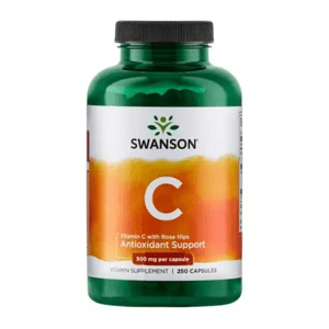 Vitamín C s šípkem 250 kapslí 500mg/50mg - Swanson - EXP 10/2022