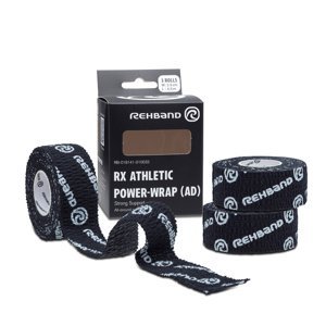 Rehband RX Athletic Power-Wrap 25mm, Hookgrip Tape Barva: Černá