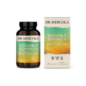 VITAMÍN B COMPLEX S BENFOTIAMINEM 180 KAPSLÍ - DR. MERCOLA