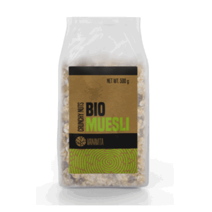 BIO Müsli - VanaVita - EXP: 21.12.2021 Množství: 500 g, Příchuť: křupavé ořechy