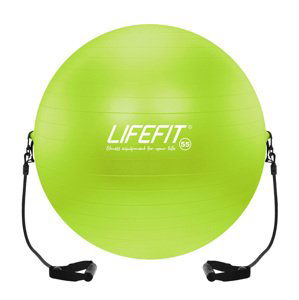 Gymnastický míč s expanderem LIFEFIT® GYMBALL EXPAND 75 cm