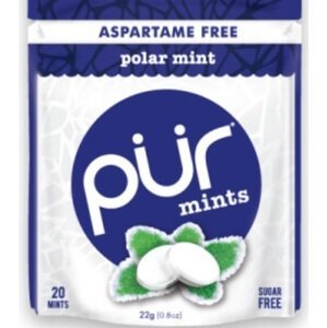 The PÜR Company Cucací pastilky bez aspartamu a cukru - Polar Mint
