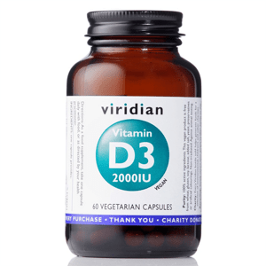 EXP 19/6/2023 - Vitamin D3 2000iu - Viridian Množství: 60 kapslí