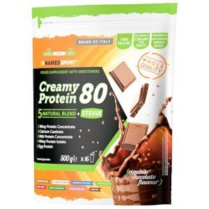 NAMEDSPORT Creamy Protein 80% 500 g vícesložkový protein slazený stevií - EXP 09/2023 Varianta: Chocolate