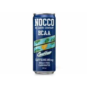 FIT-PRO CZECH Nocco sycený funkční nápoj BCAA 330ml Varianta: Caribbean