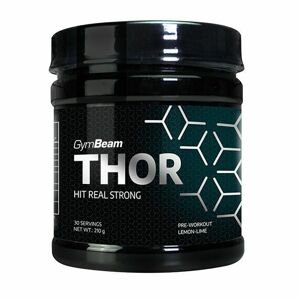 Předtréninkový stimulant Thor - GymBeam Množství: 210 g, Příchuť: Citrón - limetka