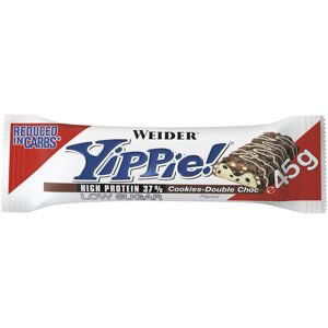 Weider Yippie! Low Sugar High Protein 37%, 45 g Varianta: Cookie-DuoChoc