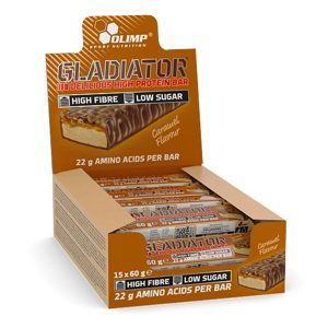 OLIMP Sport Nutrition Olimp Gladiator Delicious High Protein Bar 60g, tyčinka s vysokým obsahem bílkovin Varianta: Brownie